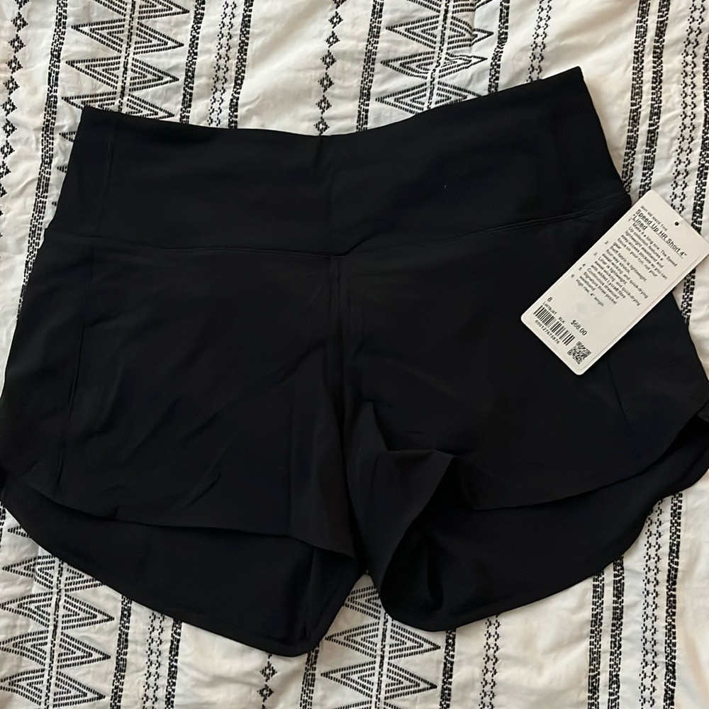 Lululemon Speed Up High Rise Short 4” Lined